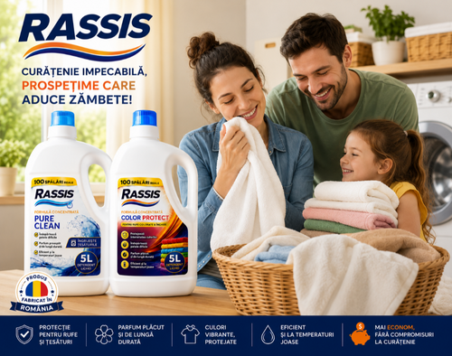 Pachet RASSIS Clean & Protect – 200 Spălări pentru Haine Perfect Curate