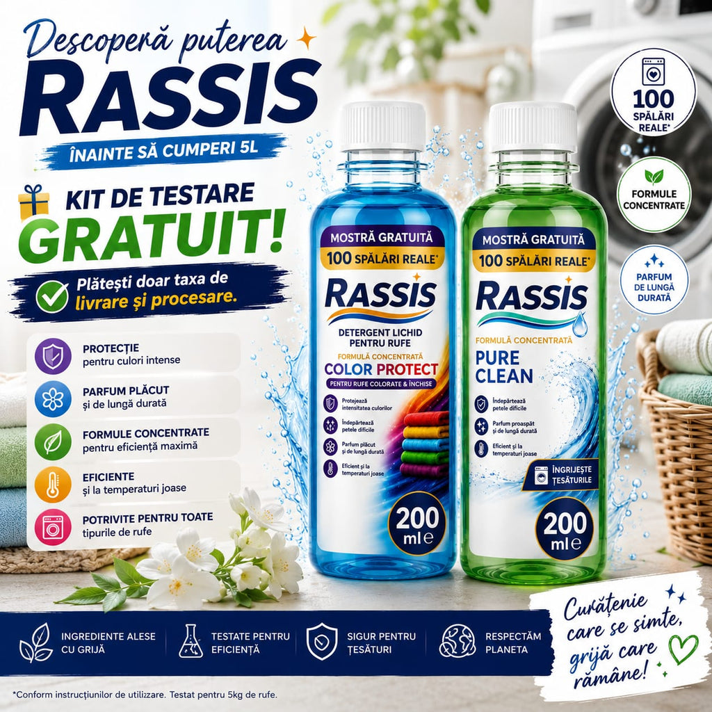 Kit de Testare RASSIS – 2 Mostre Gratuite