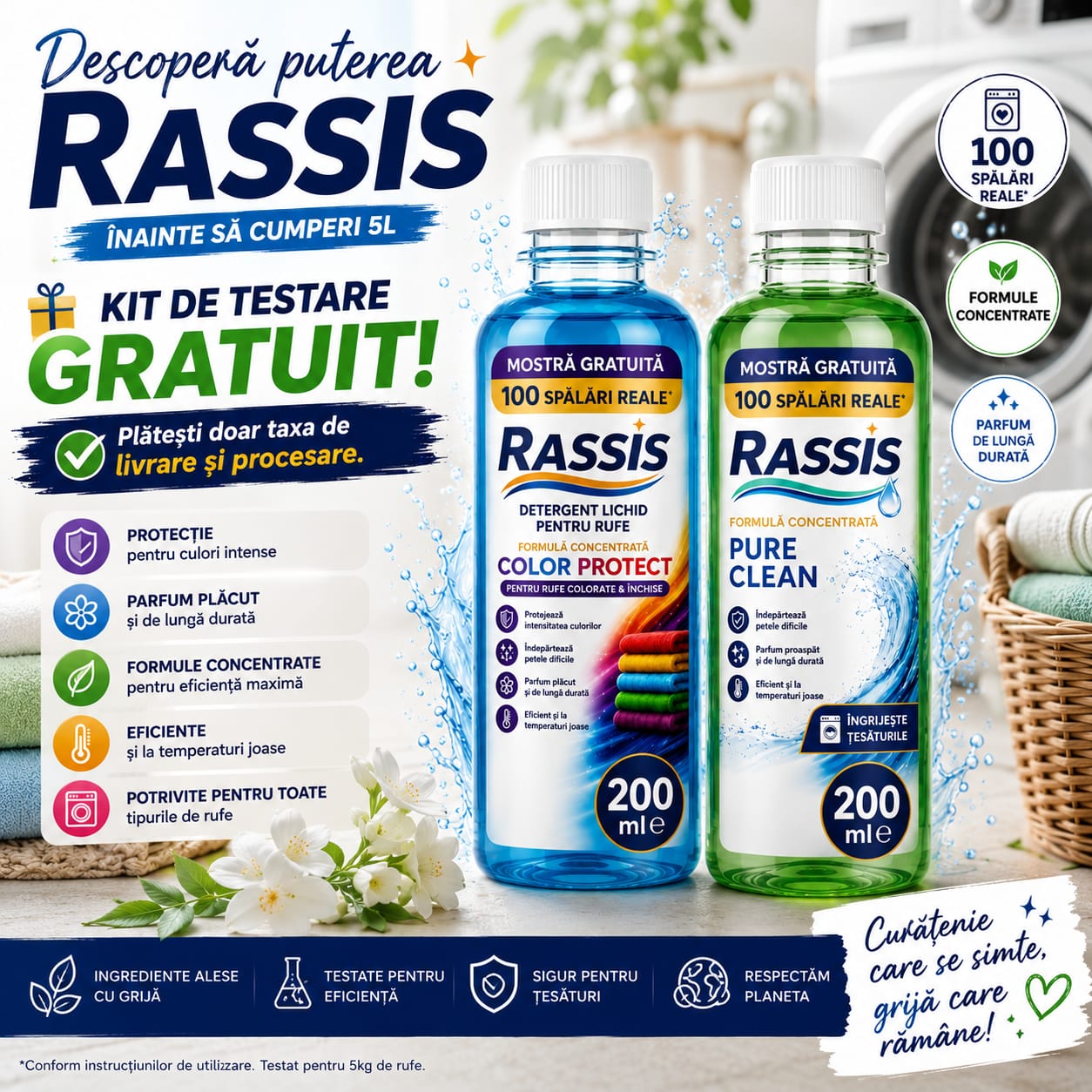 Kit de Testare RASSIS – 2 Mostre Gratuite