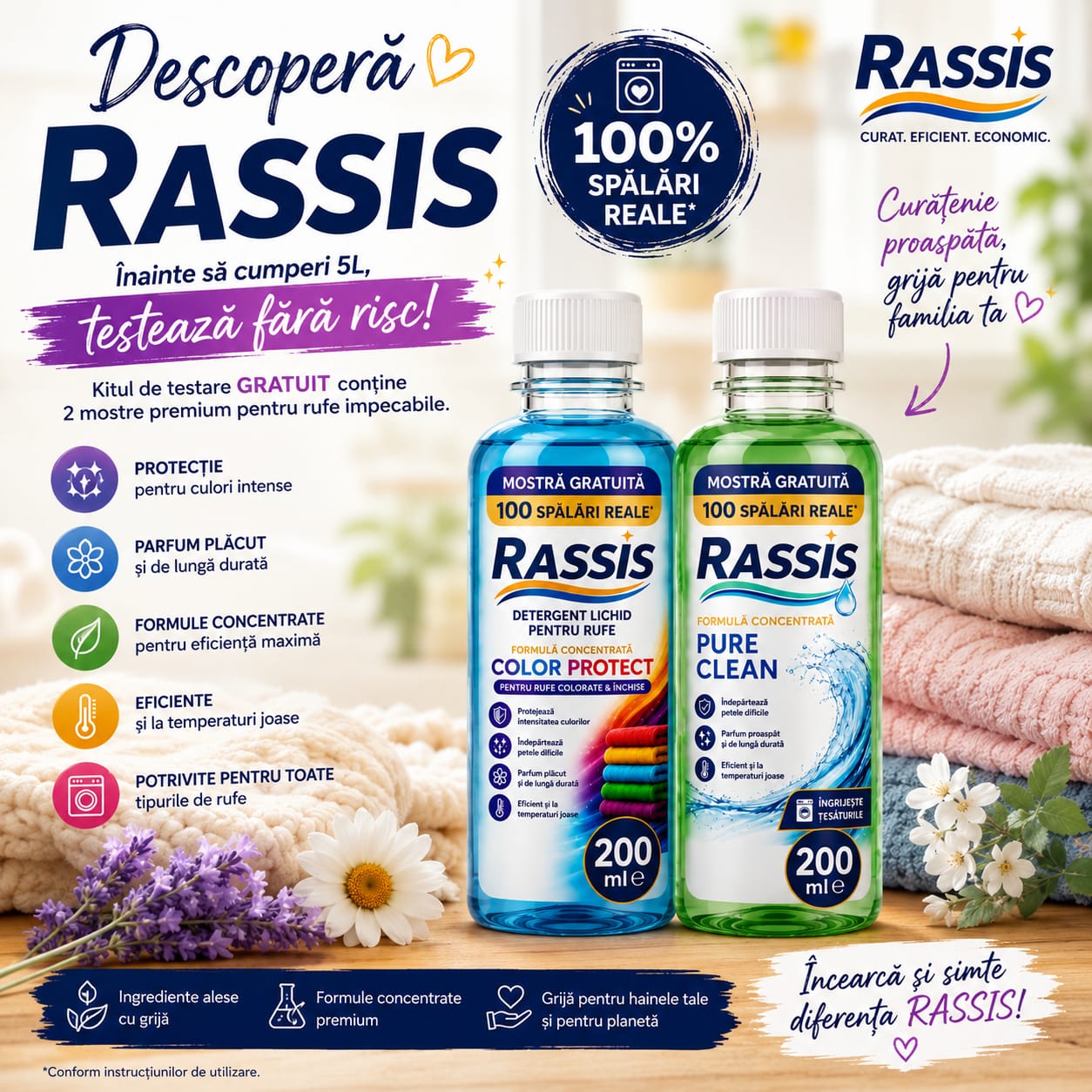 Kit de Testare RASSIS – 2 Mostre Gratuite
