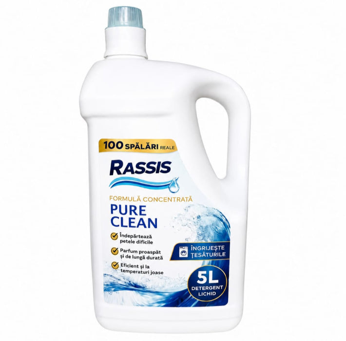 RASSIS Pure Clean Detergent Lichid 5L-100 Spălari